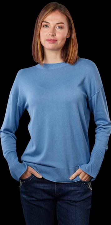 Hugo Boss Boss Orange Long Sleeve Fannie Pullover Crew Neck Open Blue (S)