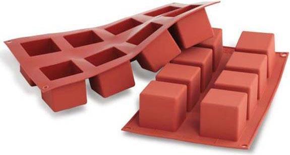 Silikomart Moule en silicone Sf104 N.8 Cube dans la carte d'en-tête