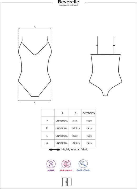 Actual product image Obsessive Beverelle Black (S)