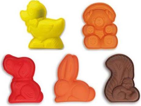 Produktbild Silikomart Sft 820 Mixed Animals Set 5 Stampi In Silicone