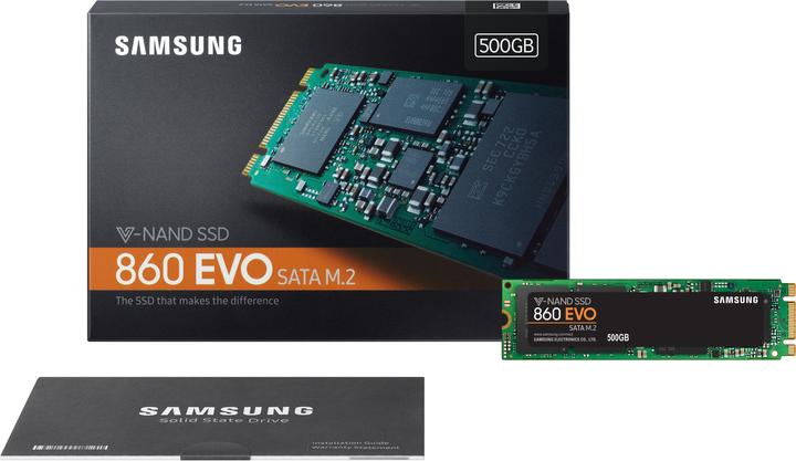 Image du produit Samsung 860 Evo (500 Go, M.2 2280)