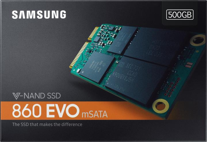 Actual product image Samsung 860 Evo (500 GB, mSATA)
