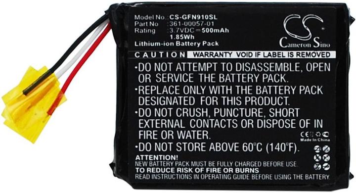 Actual product image NoName Battery for Garmin forerunner 910XT etc