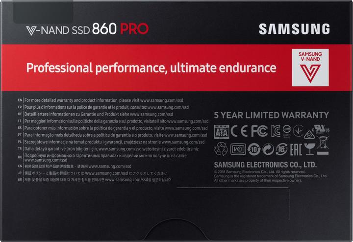 Actual product image Samsung 860 Pro (256 GB, 2.5")