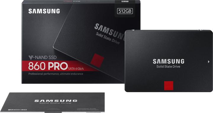 Actual product image Samsung 860 Pro (512 GB, 2.5")