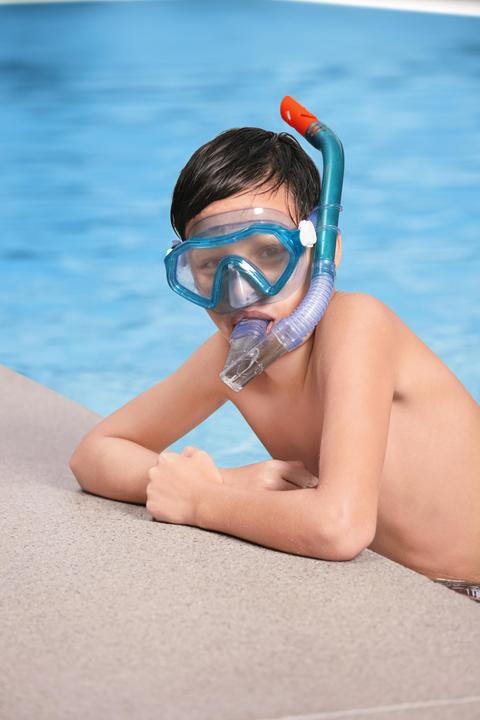 Image du produit Bestway Kit de plongée pour enfants avec masque rouge, ailerons et tube, 25046