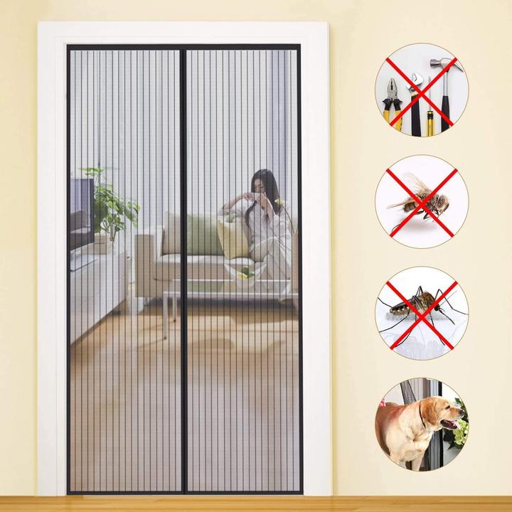 Image du produit Mycarbon Moustiquaire de porte (210 x 90 cm)