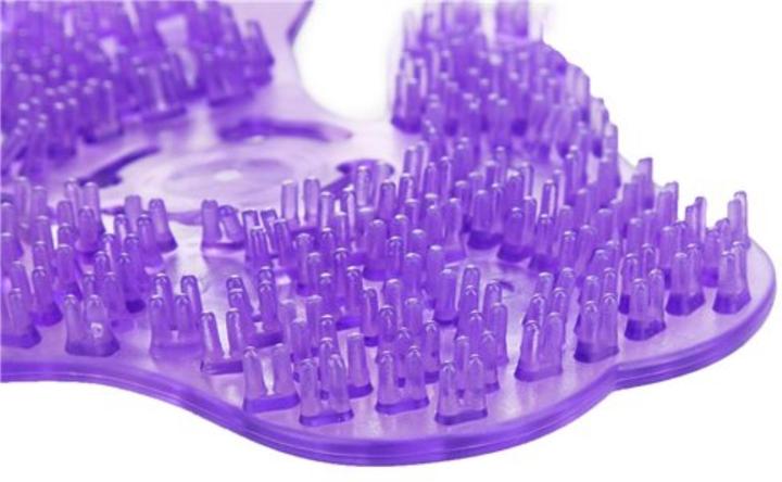 Actual product image PowerBullet Roller Balls Massage Glove Purple