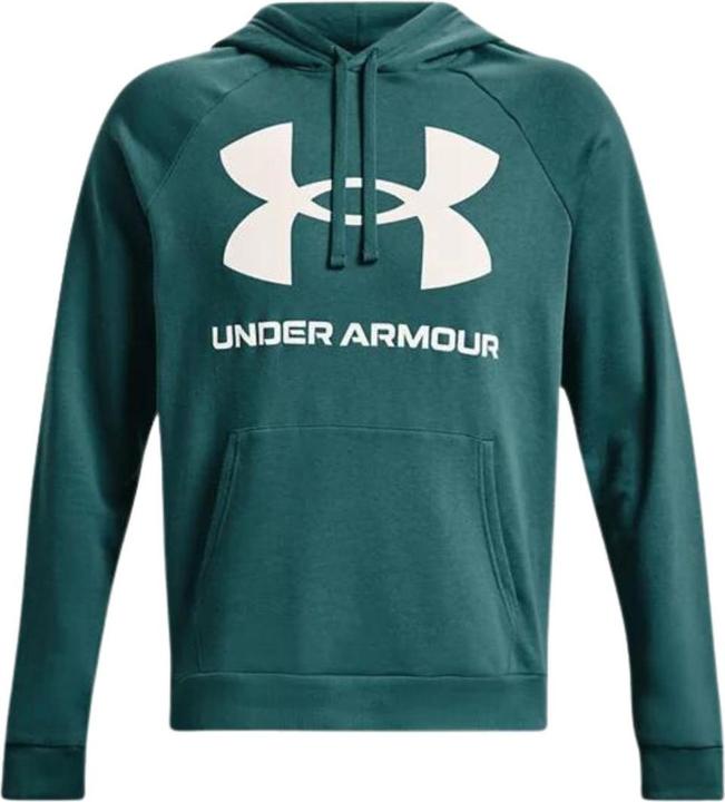 Under Armour Herren Rival Fleece Big Logo HD Grünes Sweatshirt 1357093 722 (M) (M)