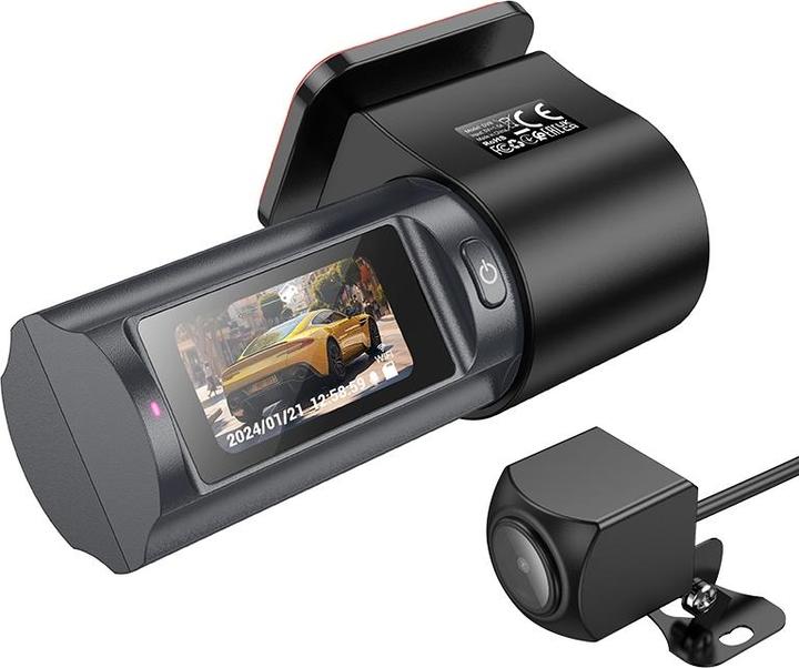 Produktbild Hoco Dash + Rear Camera DV8, 2K, 1.47inch LCD, schwarz