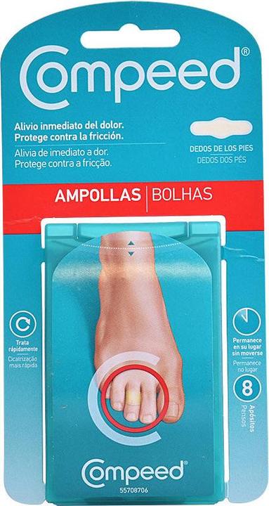 Compeed AMPOLLAS entre dedos pies 8 apósitos