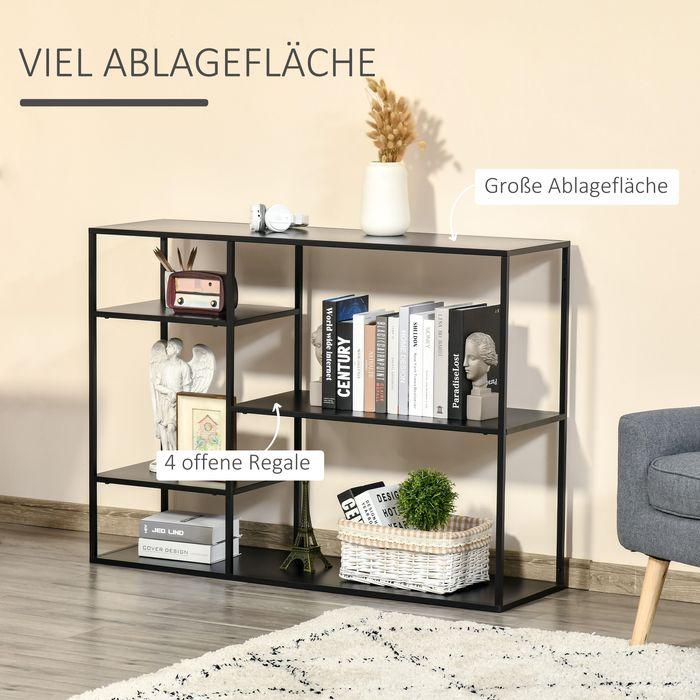 Immagine prodotto Swisshandel24 Scaffale in piedi Scaffale per libri Scaffale per archiviazione Scaffale per file con 5 scomparti