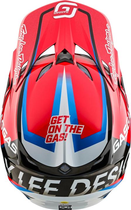 Image du produit Troy Lee Designs SE5 ECE Composite MIPS casque, GasGas Fumes, red/black, XS | 53-54cm