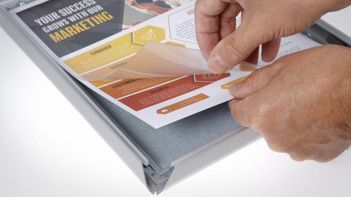 Actual product image Europel Poster frame, DIN A4, 25 mm, gold