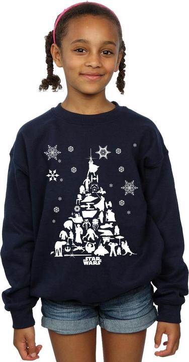 Immagine prodotto Star Wars Christmas Tree Felpa Ragazze (128)