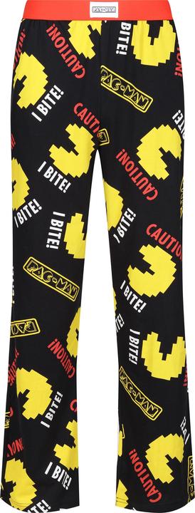 Recovered Pac-Man Caution I Bite Black Loungehose XXL (XXL)
