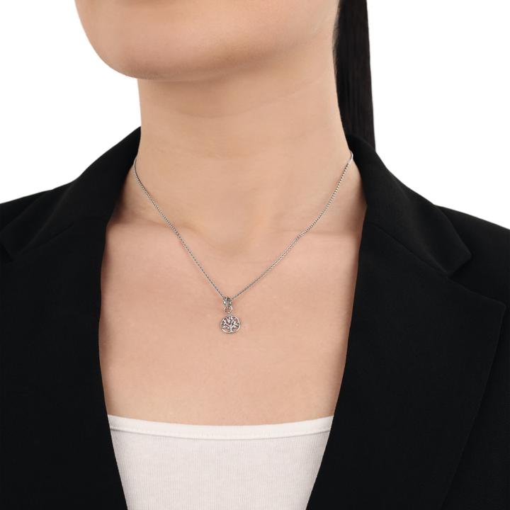 Produktbild Amor Charms für Damen, 925 Sterling Silber, Zirkonia synth. | Lebensbaum (Silber 925)