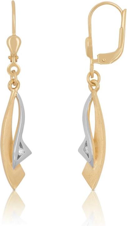Produktbild Muau Diamant Ohrhänger Bicolor 750/18K