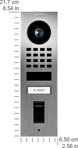 Actual product image Doorbird Door station D1101FV (Ethernet)
