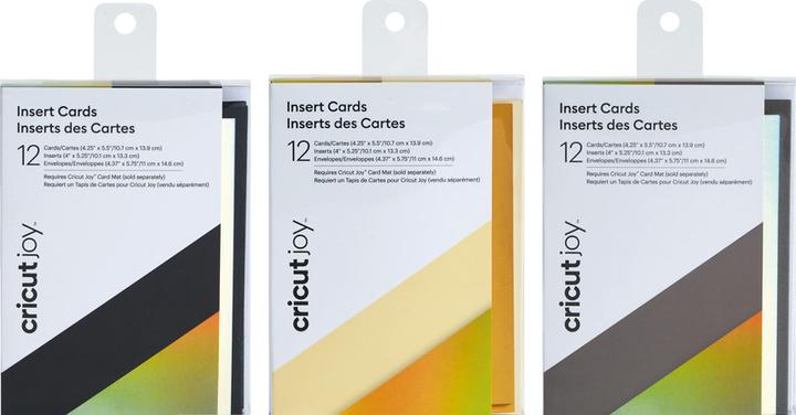 Actual product image Cricut Blank Card Joy Grey/Black (12 pcs.)
