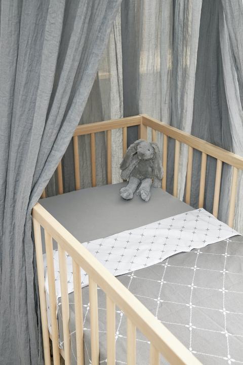Actual product image Meyco X MrsKeizer bed sheet 2-pack Louis grey-white
