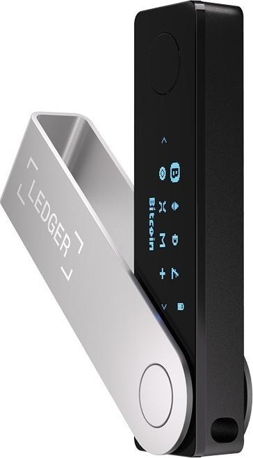 Produktbild Ledger Nano X Krypto-Hardware-Geldbörse Onyxschwarz (Bitcoin, Ripple, Litecoin, Weitere)