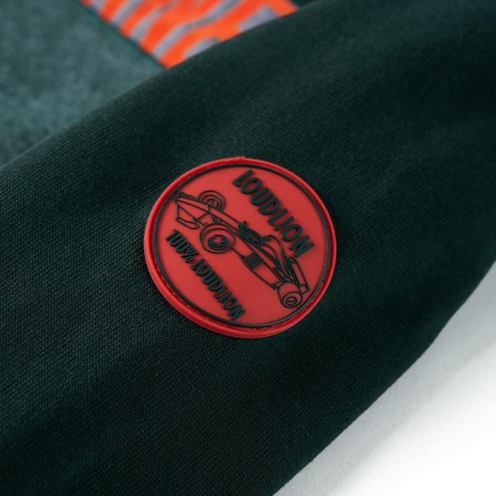 Image du produit VidaXL Sweat à capuche enfant vert foncé 140,Matériau : 92 (140)