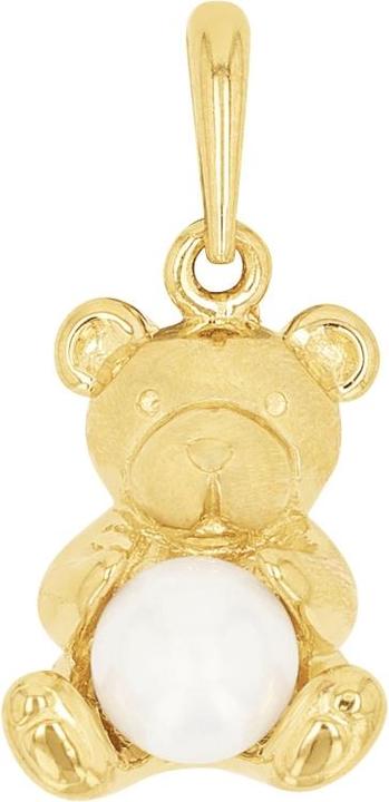 Image du produit Amor Pendentif pour femme, argent 925 sterling, perle de culture | ours (Argent 925)