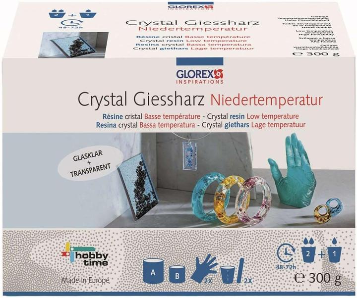 Image du produit Glorex Giessharz Crystal Niedertemperatur 300g