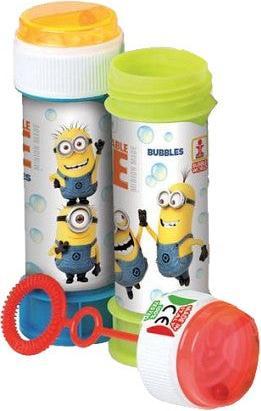 Actual product image Dulcop Bubbles Minions with patience game in the lid
