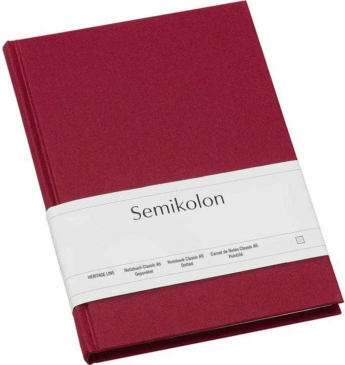 Actual product image Semikolon Classic (A5, Dotted, Hardcover)