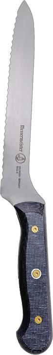 Image du produit Messermeister Couteau à pain Custom 20 cm, Gris/Noir (20 cm)