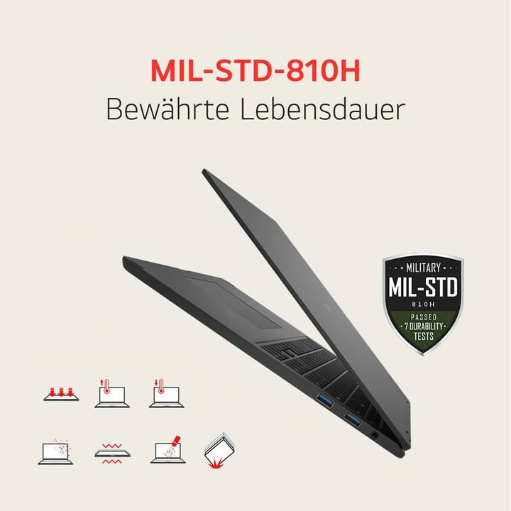 Produktbild LG gram Pro (16", Intel Core Ultra 7 155H, 16 GB, 1000 GB, DE)