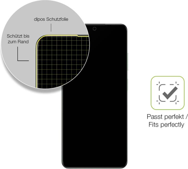 Actual product image Dipos Full Cover Screen Protector Matte (1 Piece, Xiaomi Redmi 12 5G)