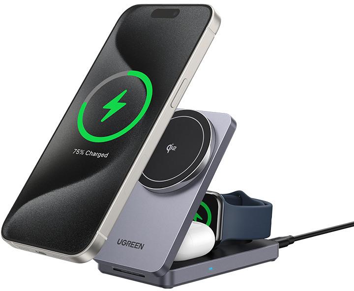 Immagine prodotto Ugreen Wireless Charger 3in1 (15 W)