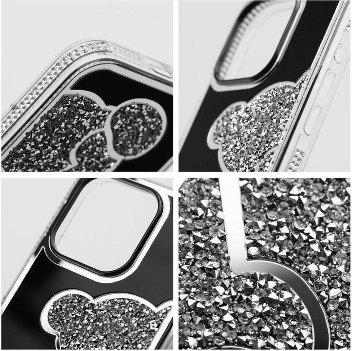 Immagine prodotto OEM Back panel cover TEDDY BEAR Case for IPHONE 15 Pro Max silver (Apple iPhone 15 Pro Max)