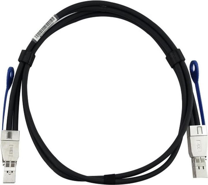 Actual product image CBO NetApp X66032A compatible BlueLAN MiniSAS cable 2 metres BL464601N2M30