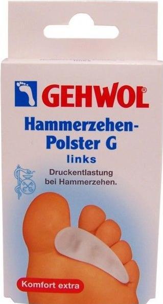 Gehwol Hammerzehen-Polster G Verkaufspackung links 1 Stk (Druckentlastung, 30 ml)