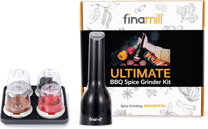 Actual product image FinaMill BBQ set (Herbs, Various spices, Salt, Pepper)