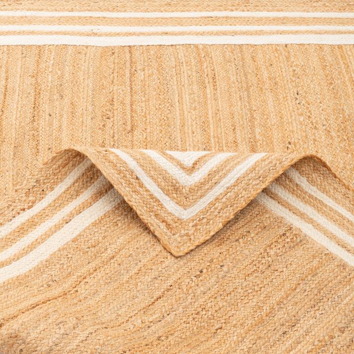 Produktbild Pergamon Naturfaser Teppich Jute Salsa Bordüre (80 x 150 cm)