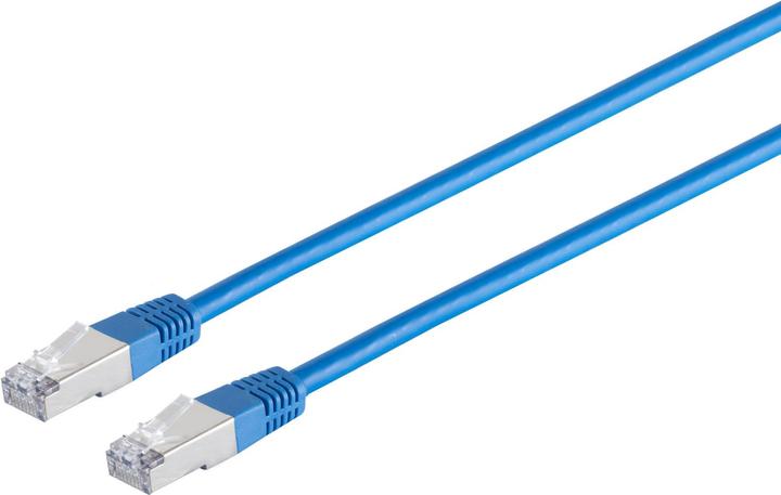 Immagine prodotto Cavo patch, Cat. 5e, 100 MHz, doppia schermatura, 20,0 m, blu (20 m)