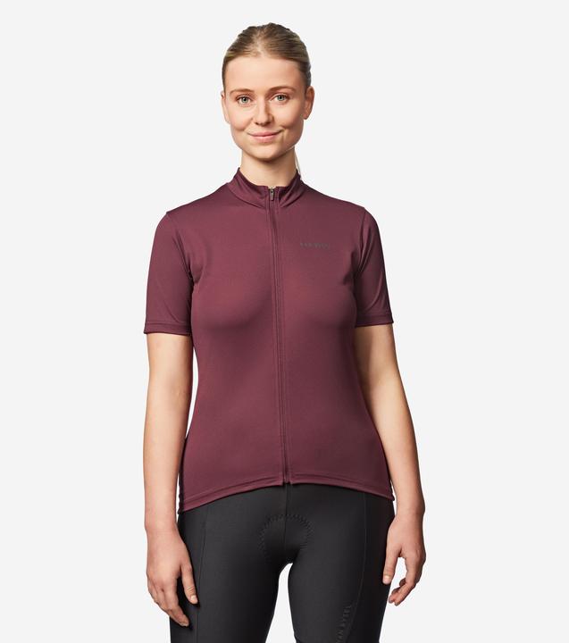 Image du produit Van rysel Maillot manches courtes vélo essential femme bordeaux (XL)