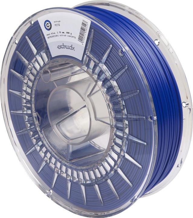 Image du produit Extrudr Filament PCTG Bleu 1.75mm 800g (PCTG, 1.75 mm, 800 g, Bleu)