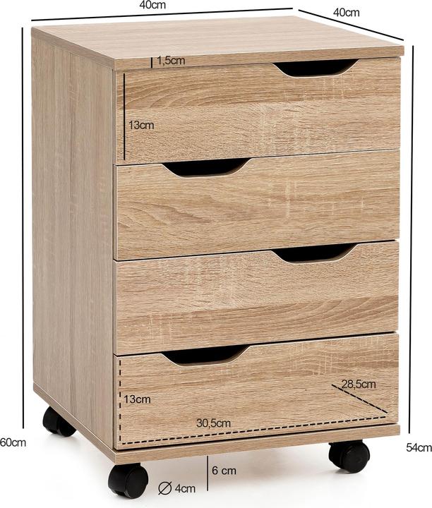 Produktbild FineBuy Tamino (40 x 40 x 60 cm)