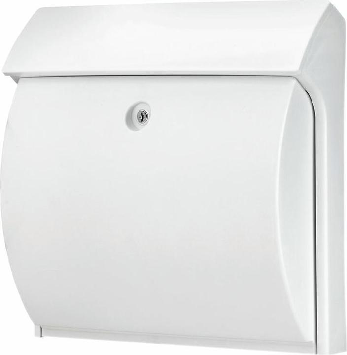 Immagine prodotto Burg Wächter Cassetta delle lettere in plastica LxHxP 384/375/145 mm Classico bianco con sportello + fermo di
