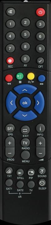 Telestar PVR 235 remote control (Device-specific remote control, Infrared)