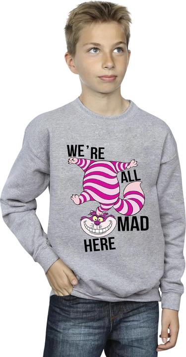 Image du produit Disney Sweat-shirt garçon Alice In Wonderland All Mad Here (152, 158)