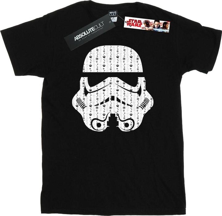 Star Wars Christmas Stormtrooper Helmet TShirt (XL)