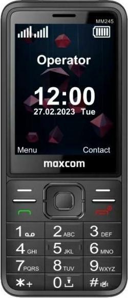 Produktbild Maxcom MM245 4G czarny/black (4G)