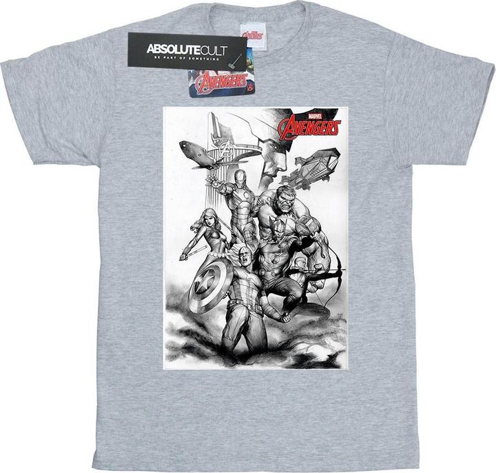 Immagine prodotto Maglietta Avengers Assemble Team Sketch (XL)